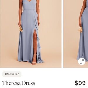 Birdy Grey Slate Blue Maxi Dress